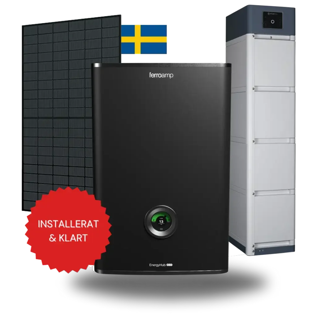 Kampanj GoSol Ferroamp Solcellspaket installerat och klart