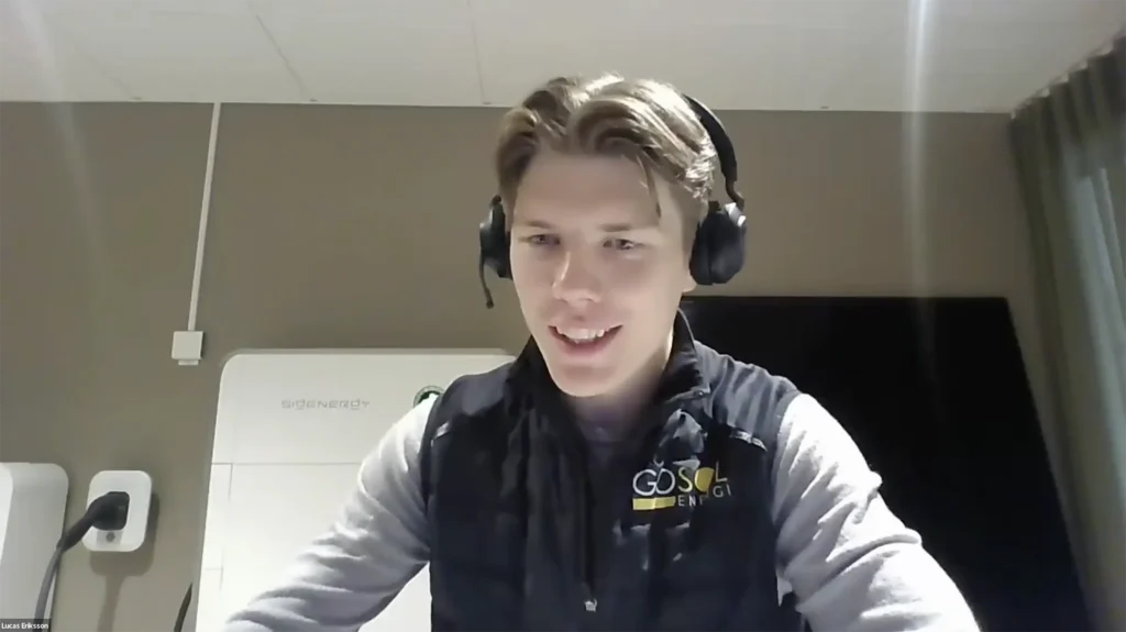 Lucas håller webbinarium om Sigenergy